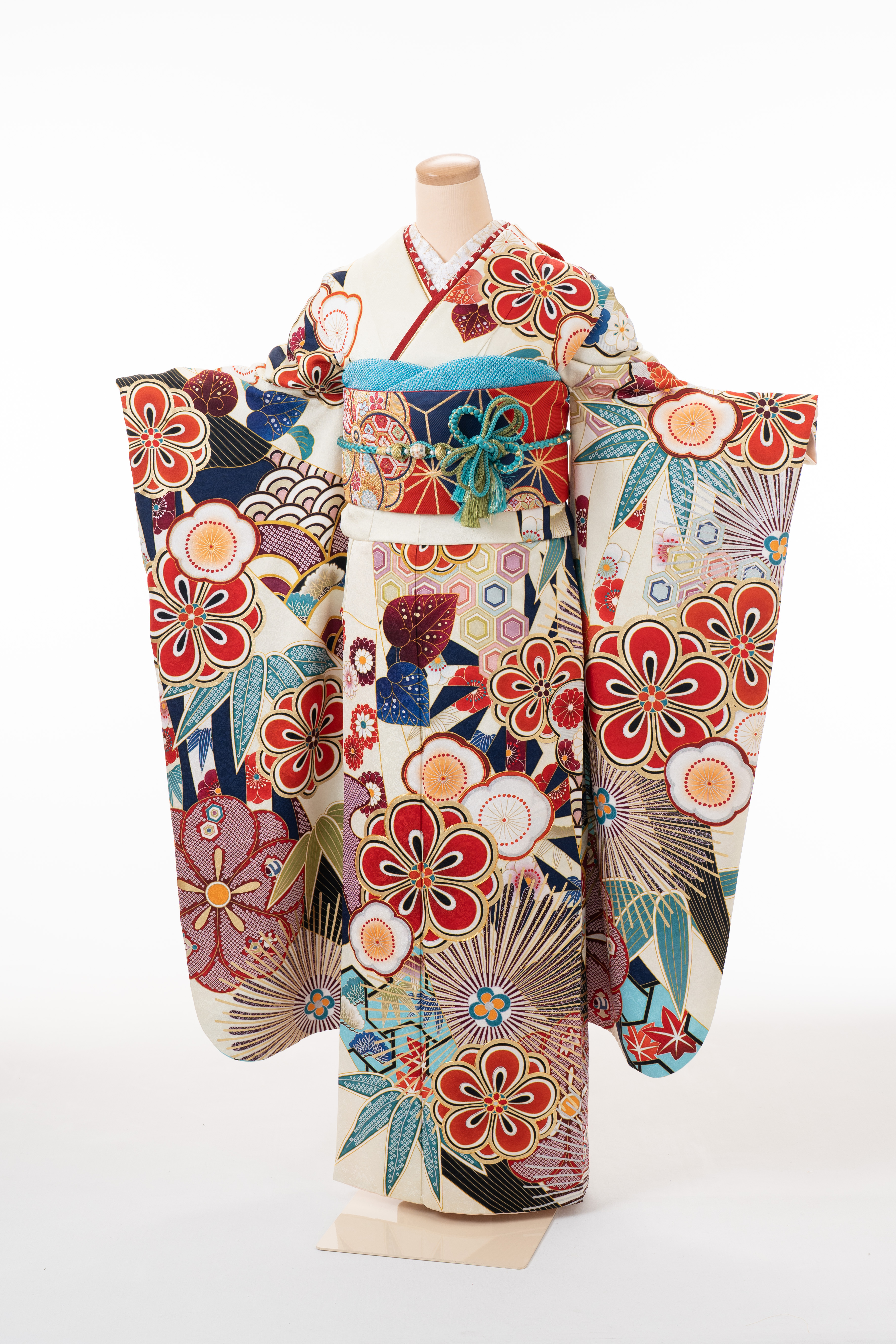 【商品番号　F-00009】桜に松竹梅