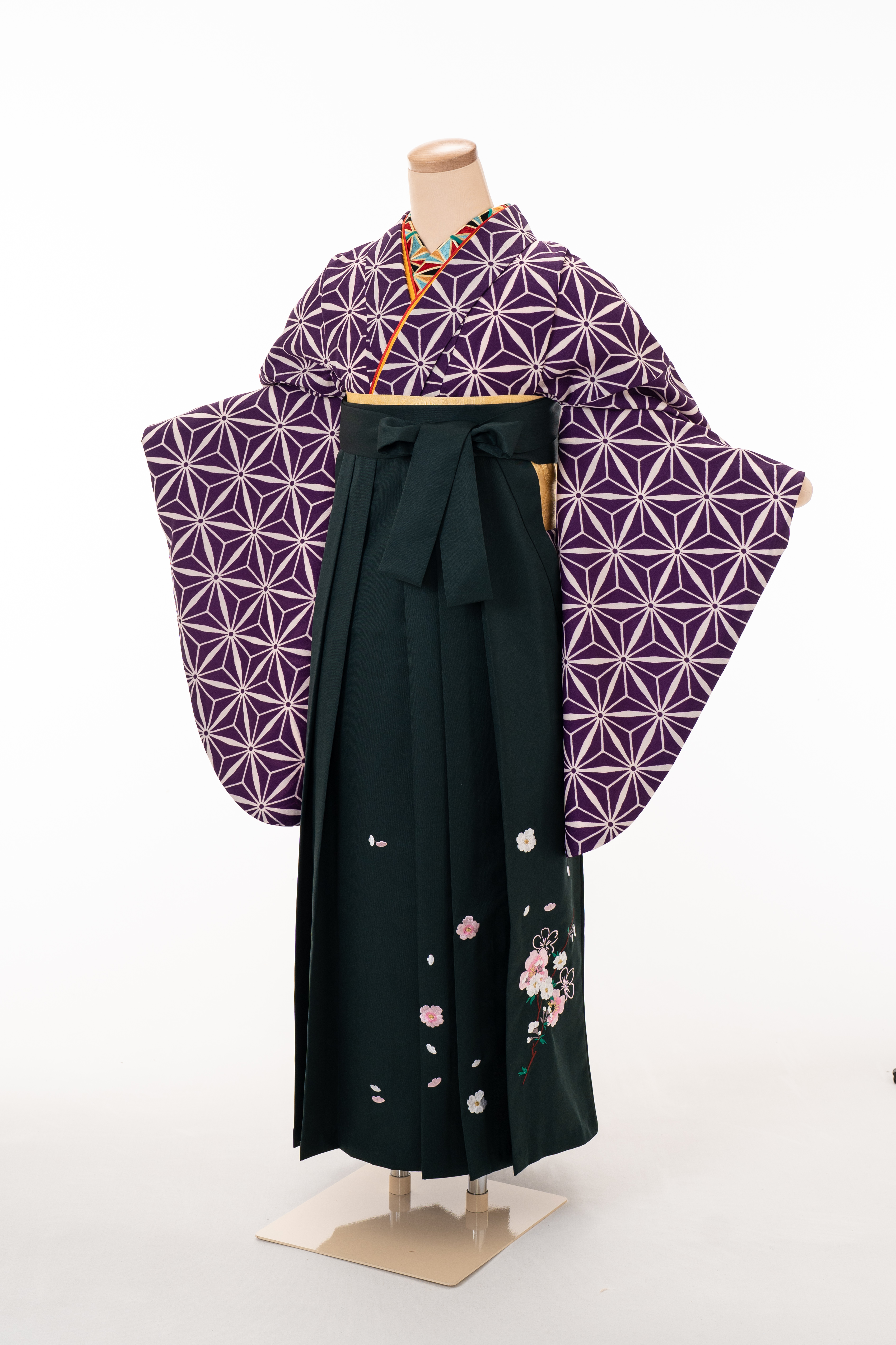 【商品番号　H-00021】麻の葉（紫）