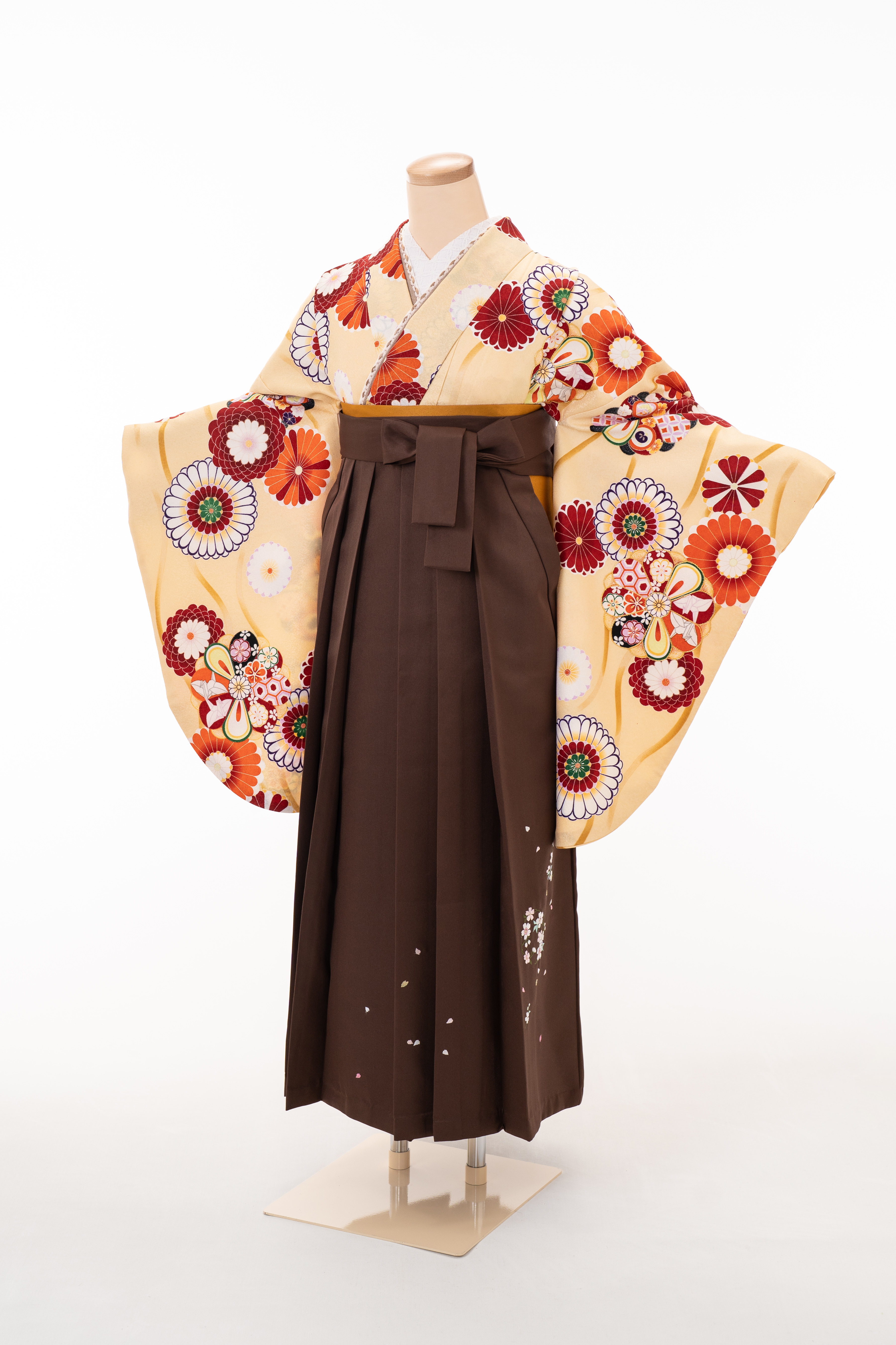 【商品番号　H-00026】菊（薄黄色）