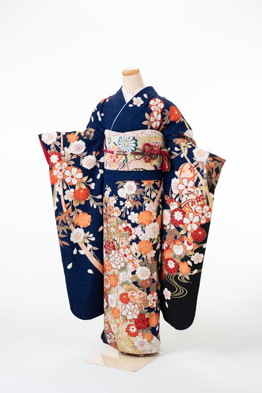 【商品番号　F-00152】御所車に桜
