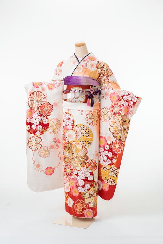 【商品番号　F-00148】雪輪に菊