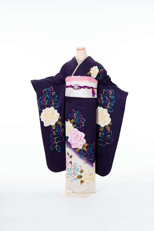 【商品番号　F-00114】紫に薔薇