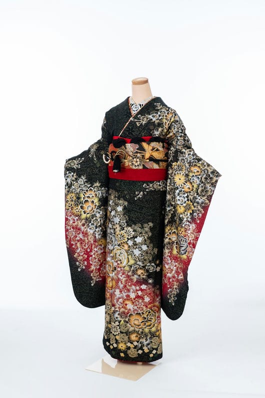 【商品番号　F-00071】黒にしだれ桜
