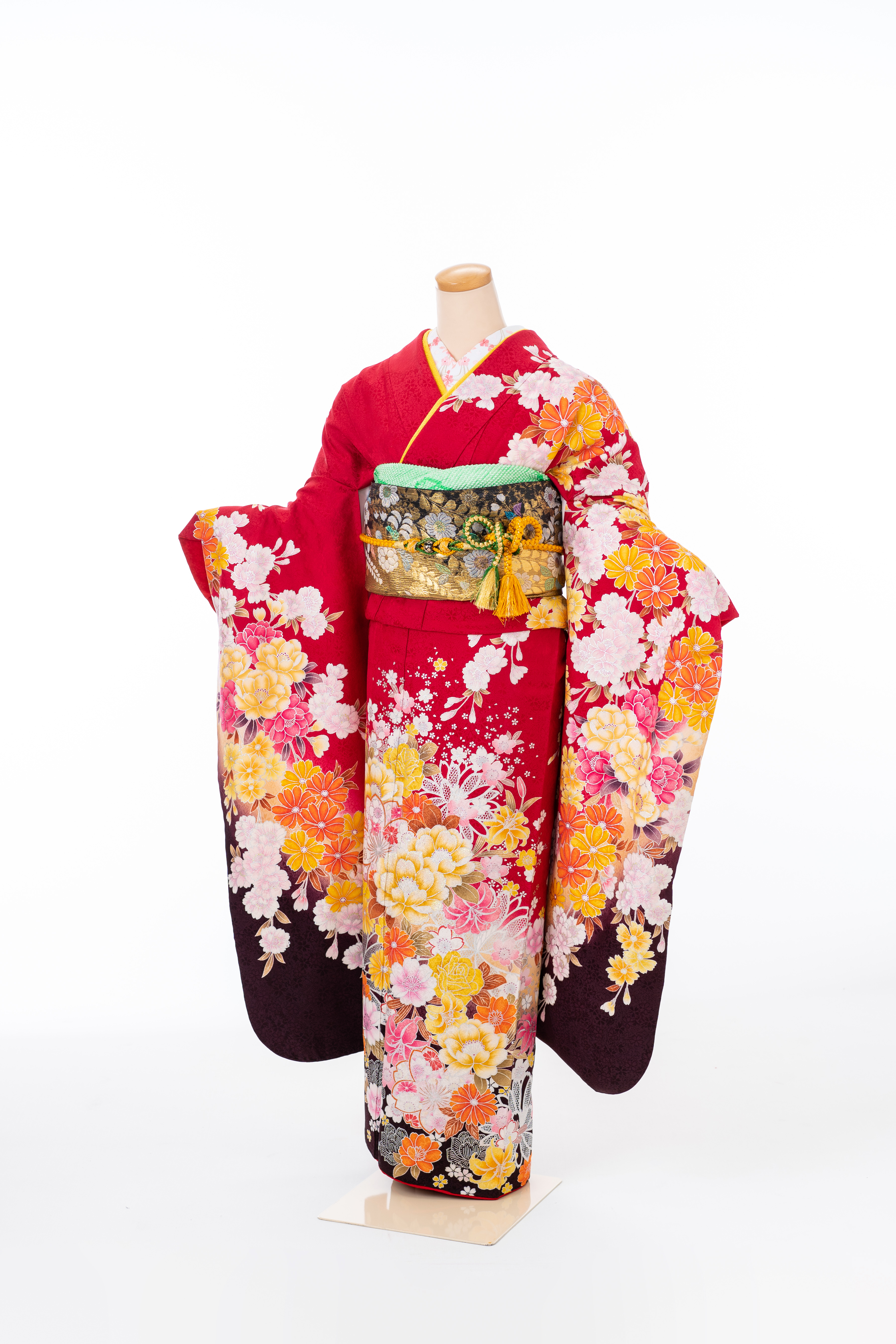 【商品番号　F-00165】牡丹に枝垂れ桜