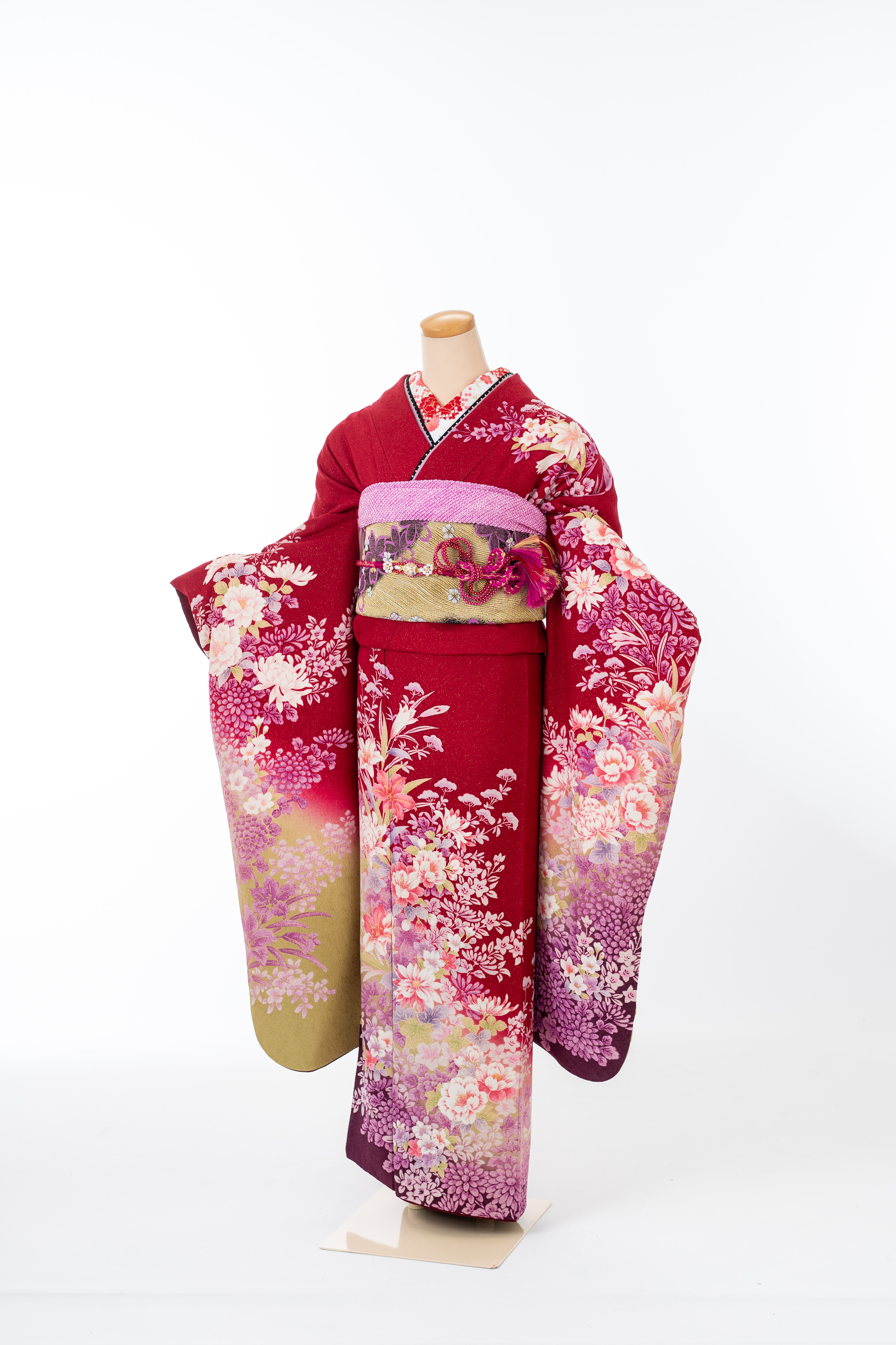 【商品番号　F-00063】紅に白百合
